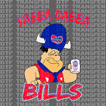 Yabba Dabba Bills Iron-on Transfer