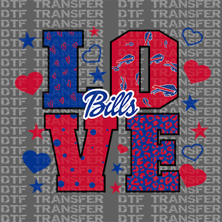 Love Bills Iron-on Transfer